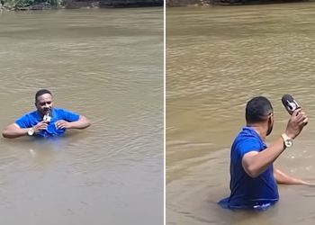 Periodista pisa accidentalmente el cuerpo de una niña mientras reportaba su desaparición