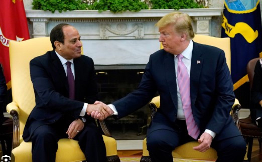 Al Sisi pide a Trump que «haga todos los esfuerzos» para poner fin a la guerra en Gaza