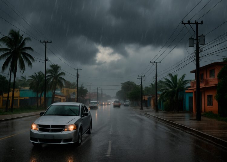 Onda tropical provocará aguaceros y tormentas eléctricas en varias provincias del país este fin de semana