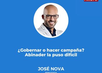 ¿Gobernar o hacer campaña? Abinader la puso difícil