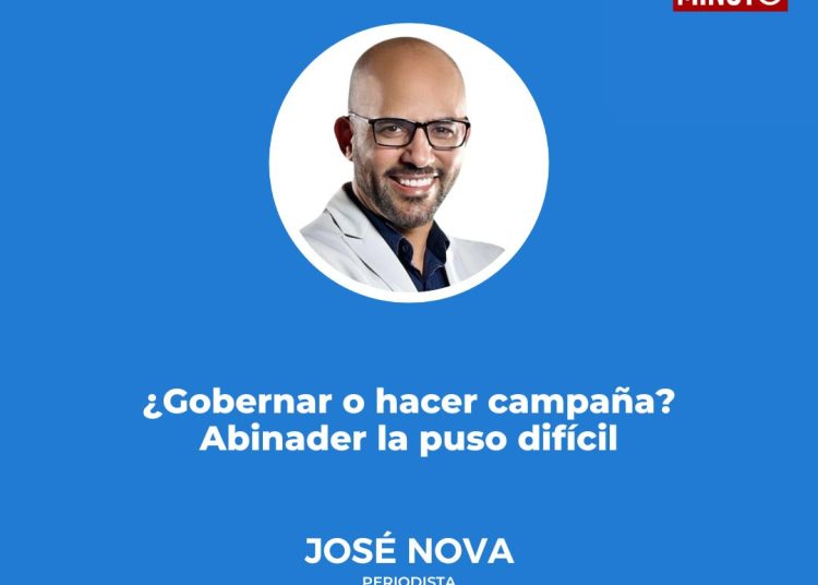 ¿Gobernar o hacer campaña? Abinader la puso difícil