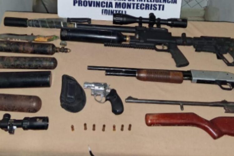 Incautan armas de fuego y drogas en 28 allanamientos realizados en varias provincias