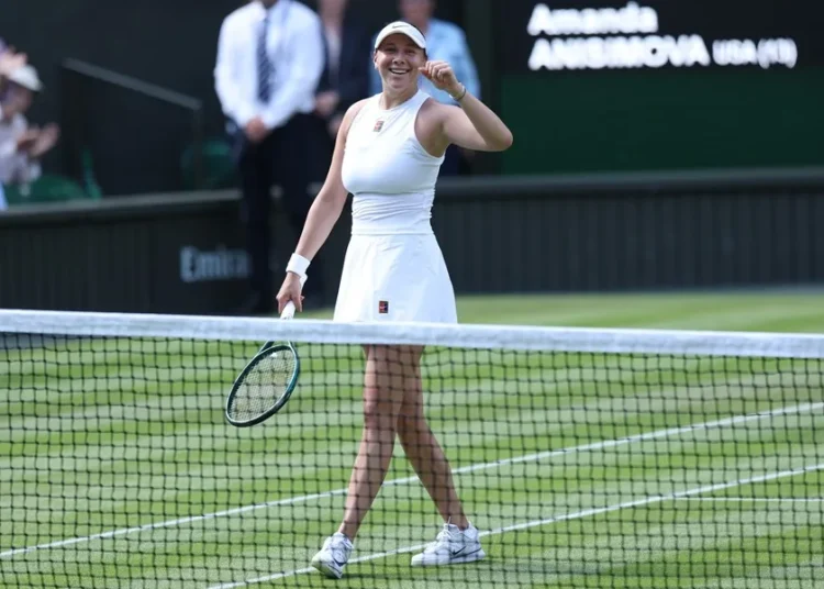 Anisimova sorprende a Sabalenka y jugará su primera final de Wimbledon