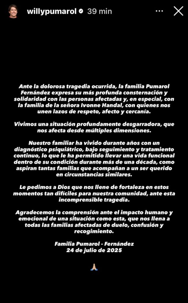 Familiares de Jean Andrés Pumarol aseguran que padece problemas de salud mental - Noticias de hoy en República Dominicana | De Último Minuto