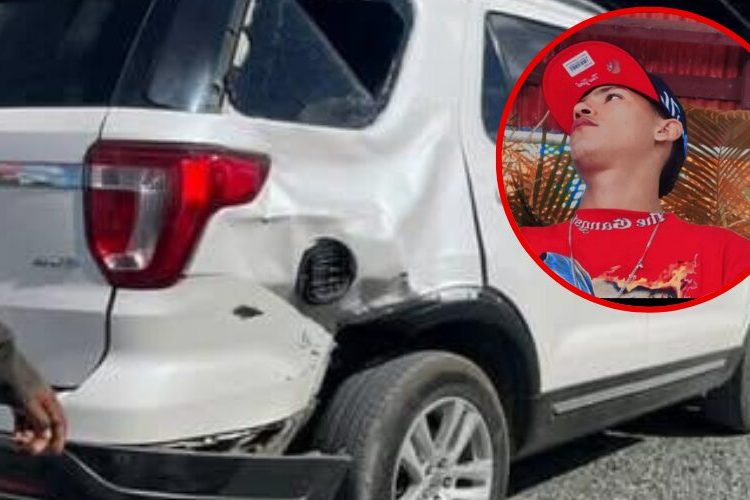 Joven sufre accidente mientras iba calibrando en su motocicleta en Tenares