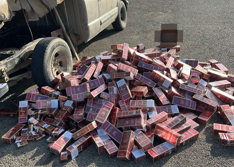 Ejército ocupa casi un millón y medio de cigarrillos ilícitos durante operativos