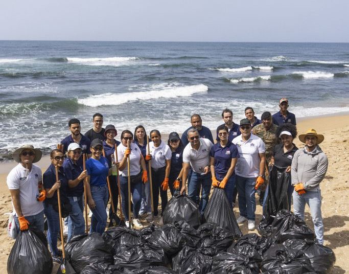 La Dirección General de Bellas Artes realiza jornada de limpieza en Playa las Tortugas