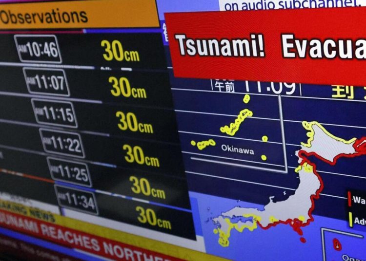 Un terremoto de magnitud 8,8 en península rusa desata alertas de tsunami en el Pacífico
