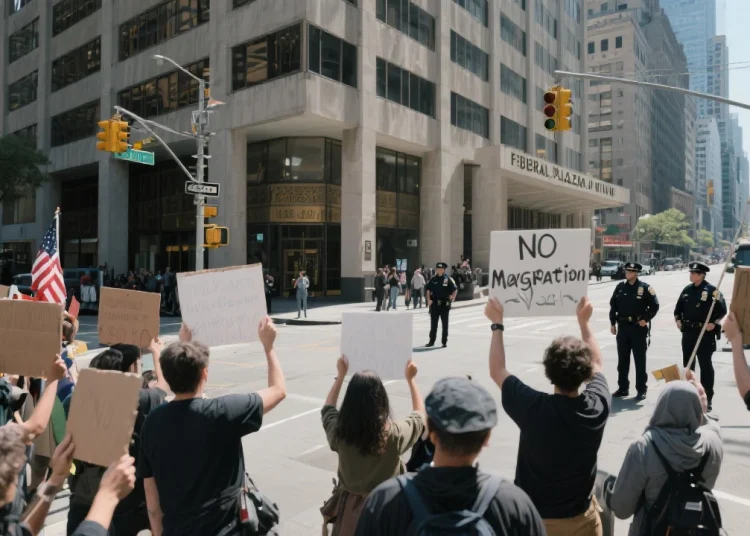 Manifestaciones en Nueva York rechazan políticas migratorias federales y acciones de ICE