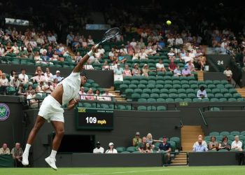 Mpetschi Perricard coloca el saque más rápido de la historia de Wimbledon