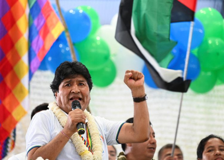 Evo Morales dice que no apoya a ningún candidato presidencial en las elecciones de Bolivia