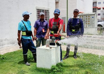 CAASD y Fideicomiso VBC-RD inspeccionan calidad del agua en Ciudad Juan Bosch