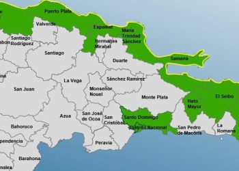 COE: Alerta amarilla para franja costera y  10 provincias en verde por huracán Erin