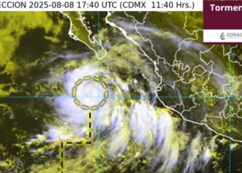Tormenta Ivo mantiene avance en el Pacífico mexicano y provocará lluvias muy fuertes