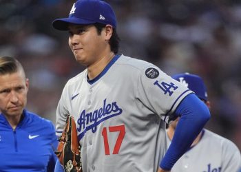 Shohei Ohtani (contusión en el muslo derecho) podría regresar al lineup de los Dodgers el viernes