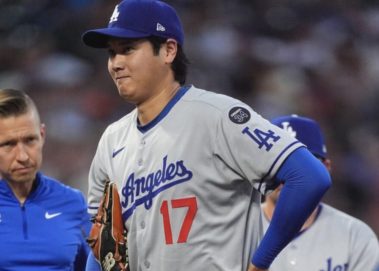 Shohei Ohtani (contusión en el muslo derecho) podría regresar al lineup de los Dodgers el viernes