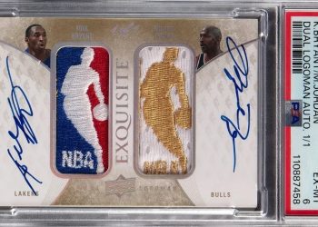 Una tarjeta firmada por Kobe Bryant y Michael Jordan se subasta por 12,9 millones de dólares
