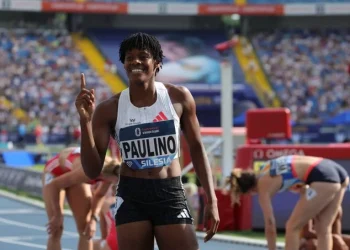 Marileidy Paulino se luce en Polonia y toma el mando de la Liga Diamante