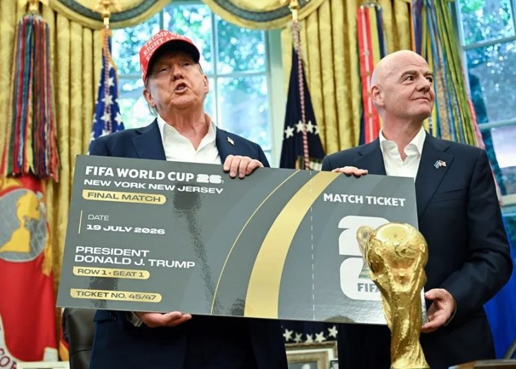 Trump anuncia que el sorteo del Mundial 2026 será en Washington el 5 de diciembre