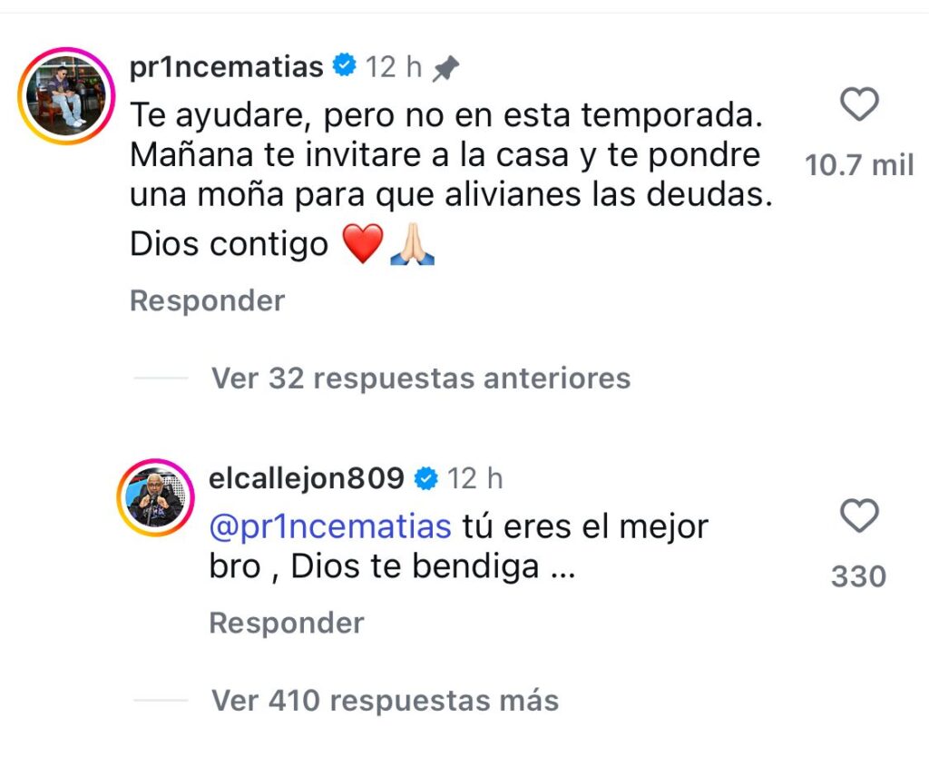 Santiago Matías responde a Chica Permiso: “Te ayudaré y te pondré una moña para que alivianes las deudas” - Noticias de hoy en República Dominicana | De Último Minuto