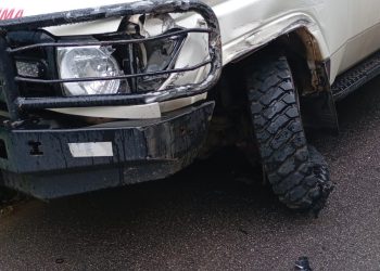 Patana impacta ambulancia del 9-1-1 en Samaná; conductor huyó y fue detenido horas después