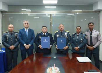 Policía Nacional Dominicana y Secretaría de Seguridad de Honduras firman convenios de cooperación académica y policial
