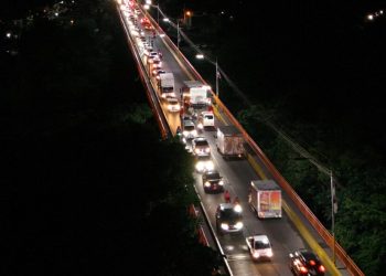 ASDN inaugura remozamiento e iluminación del puente La Barquita