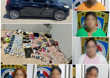 PN apresa a seis personas por posesión de artículos presuntamente robados en comercios de Santiago