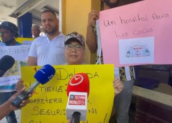 En Jacagua marchan por hospital, agua, calles, abusos policiales y otras problemáticas sociales