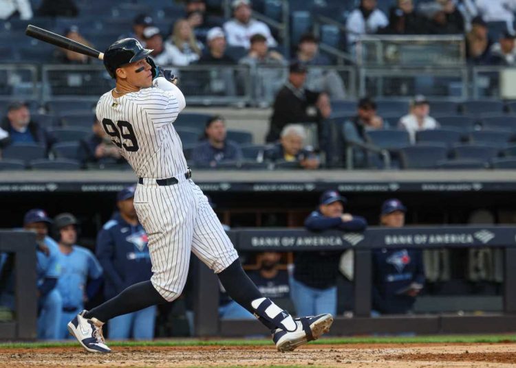 Aaron Judge regresa a la alineación de los Yankees tras salir de la lista de lesionados