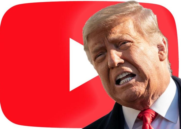 YouTube pagará 24,5 millones a Trump por suspensión de su cuenta tras disturbios de 2021
