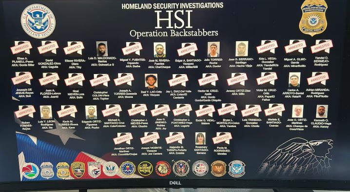 Puerto Rico realiza gran operativo contra 43 miembros del grupo criminal «Los Viraos»