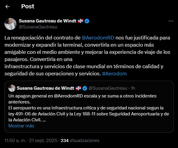 Exviceministra de Energía y Minas advierte sobre vulnerabilidad del AILA tras apagón este domingo