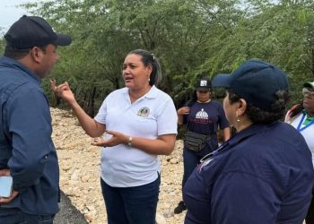MOPC inspecciona zonas afectadas por lluvias en Azua