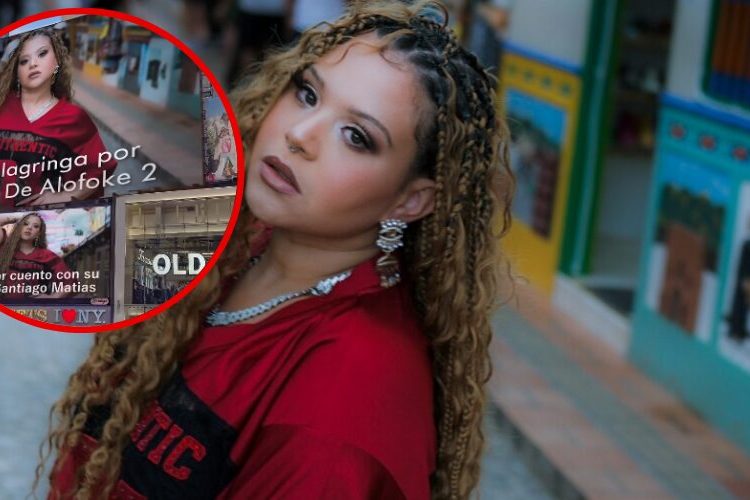 Mujer paga publicidad en Times Square para llamar la atención de Santiago Matías