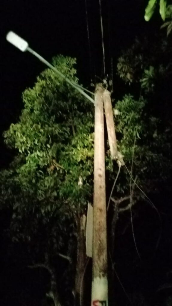 Fuertes vientos provocan averías en 11 circuitos de EDENORTE; 38 mil clientes afectados en el Cibao - Noticias de hoy en República Dominicana | De Último Minuto