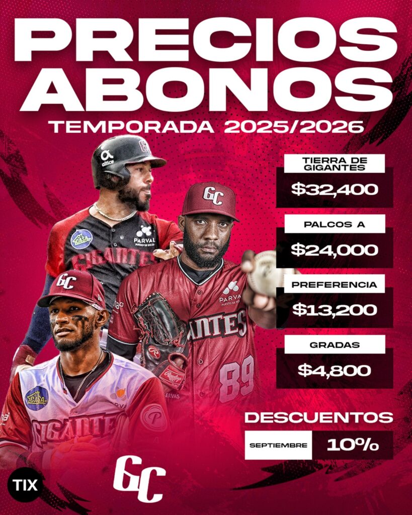 Gigantes del Cibao firman acuerdo para la venta digital de boletas de la temporada 2025 - Noticias de hoy en República Dominicana | De Último Minuto
