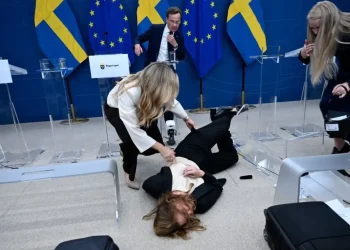 Ministra de Suecia se desmaya en su ceremonia de nombramiento