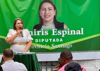Diputada Llaniris Espinal, de la Fuerza del Pueblo, rinde cuentas de su primer año legislativo