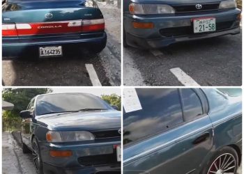 Roban vehículo en fiestas patronales de Sabana Yegua