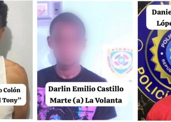 Policía Nacional arresta a “El Tony”, “La Volanta” y “El Gordo” implicados en robos ocurridos en Santiago