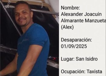 Familiares de taxista desaparecido en San Isidro piden colaboración para dar con su paradero