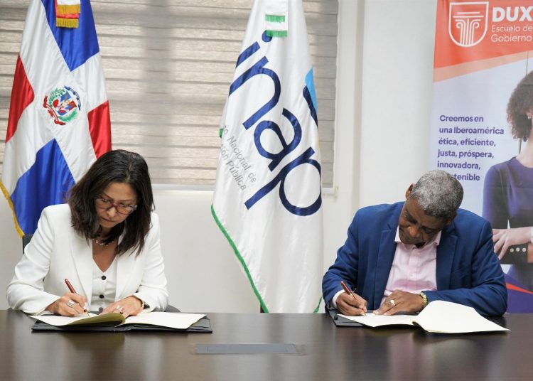 El INAP y DUX firman acuerdo de colaboración para la formación de servidores públicos