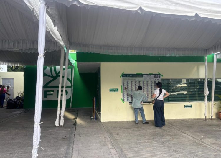 Fuerza del Pueblo concluye votaciones internas; primer boletín saldrá esta noche a las 8