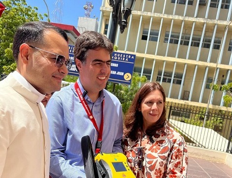 Instalan un desfibrilador en la Basílica de Chiquinquirá para salvar vidas