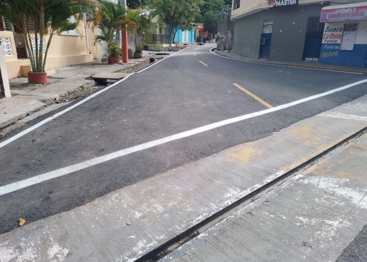 Ministerio de Obras Públicas y Comunicaciones ejecutó señalización en calles asfaltadas de Peralta