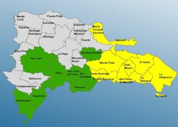 COE eleva a 10 las provincias en alerta amarilla y 8 en verde por lluvias