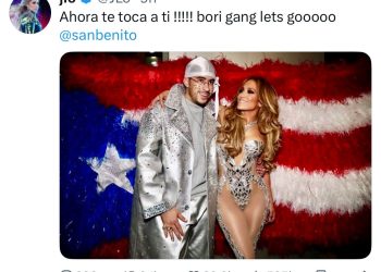 JLo a Bad Bunny tras ser confirmado para actuar en el Super Bowl 2026: “Ahora te toca a ti”