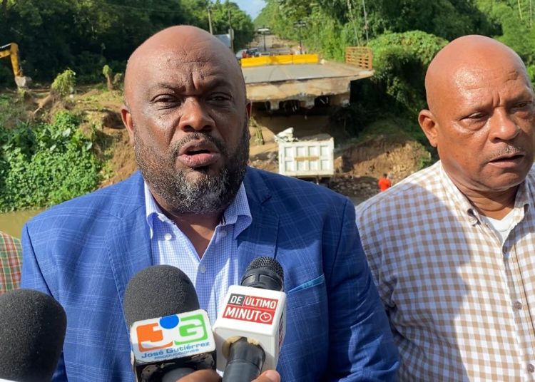 Anderson de los Santos afirma Gobierno actuó con urgencia tras colapso de puente en Don Juan