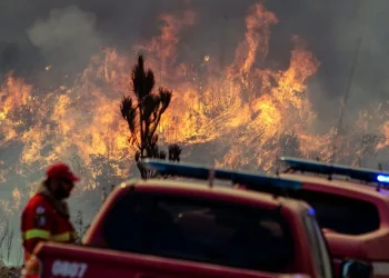 Dominado el 70 % del incendio en el sur de Portugal con nueve heridos leves